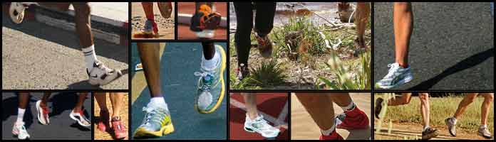 Trail and running shoes